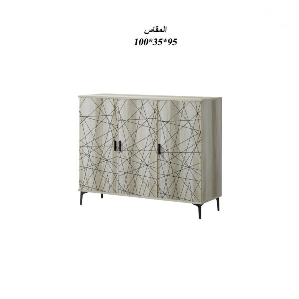 دولاب احذية ٣ درف  مقاس ١٠٠*٣٥*٩٥