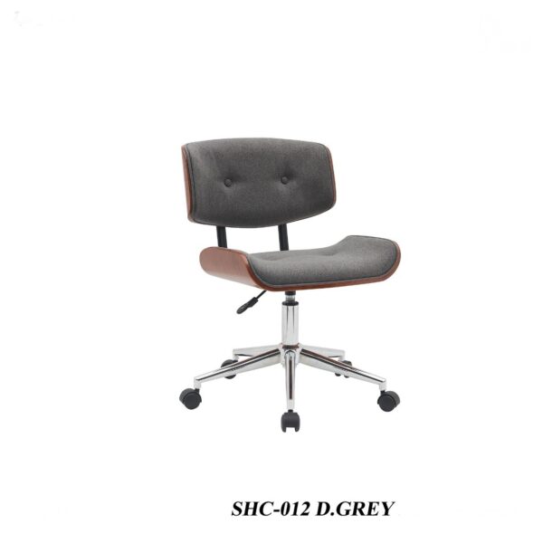 كرسي دوار  و بستم مقعد قماش ظهرية خشب متوفر 5 الوان